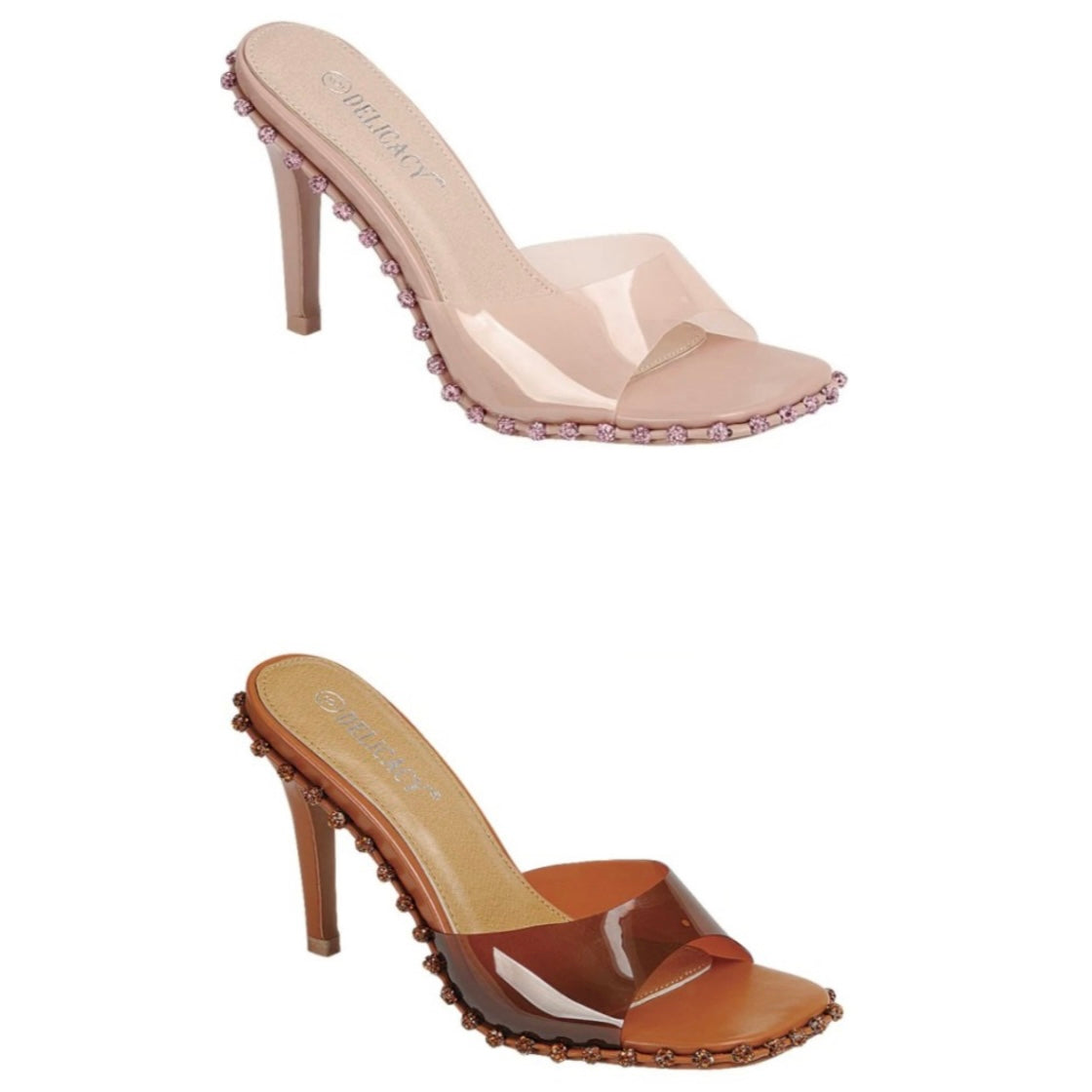 Delicate- High Heel Dressy Mule Sandal