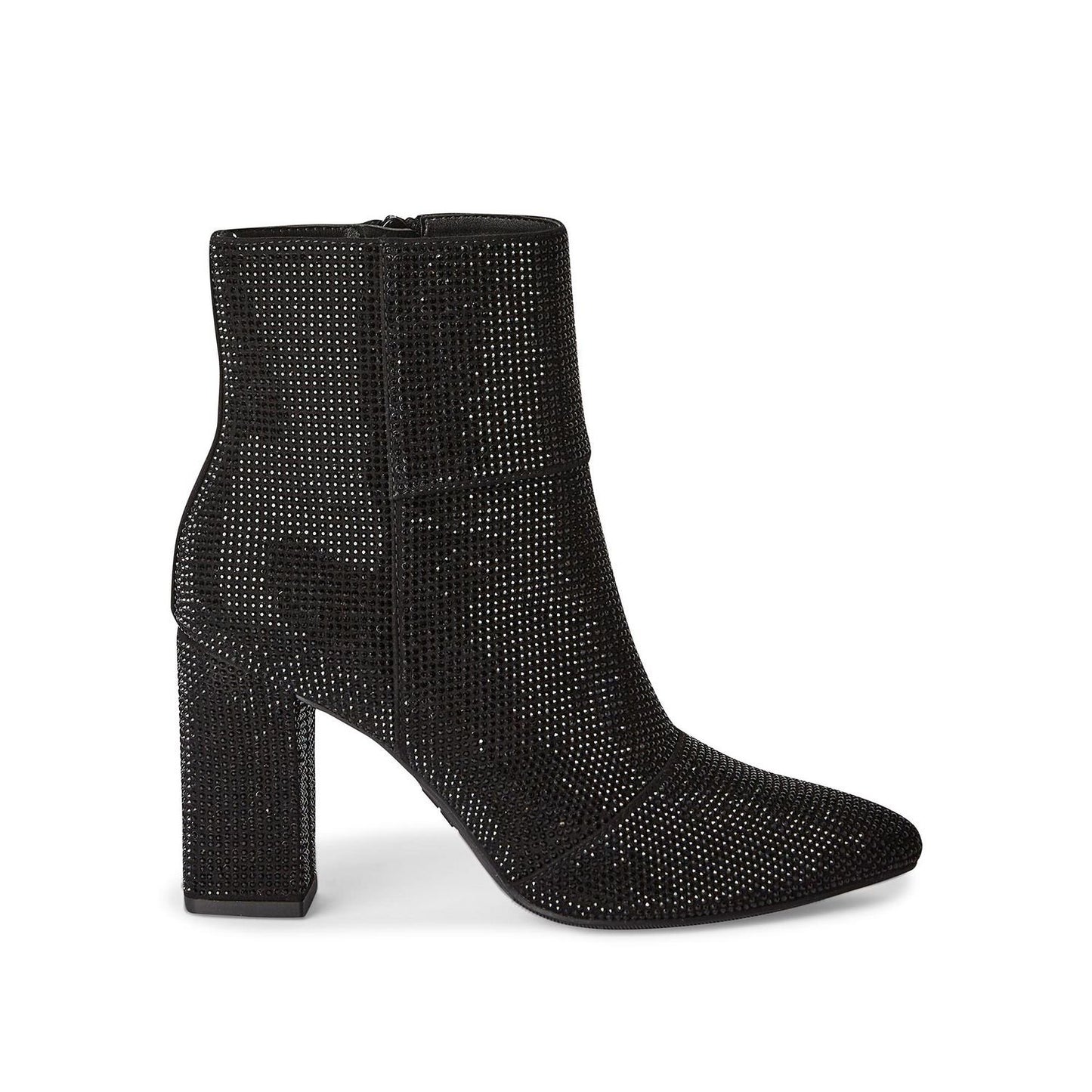 Iceberg Rhinestone Chunky High Heel Boot
