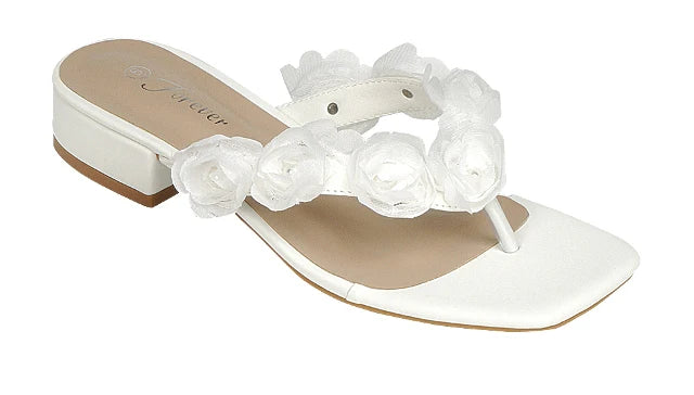 Coqueta Rose Pearl Sandals