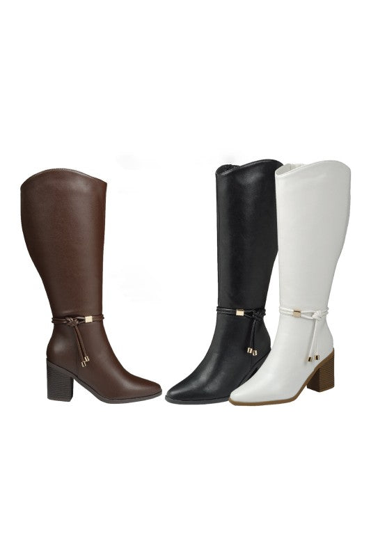 Sandra WIDE CALF Knee High Boots
