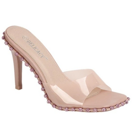 Rosa- High Heel Dressy Mule Sandal