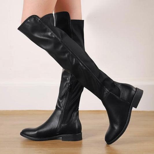 Ruth WIDE CALF Over Knee Flat Boots