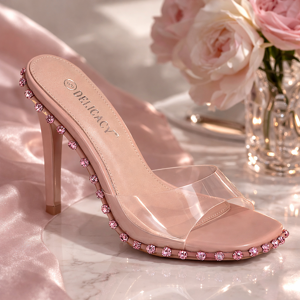 Delicate- High Heel Dressy Mule Sandal
