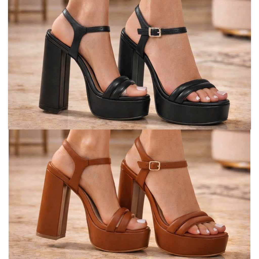 Darcy Platform High Chunky Heel