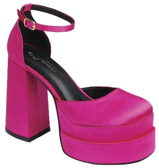 Violeta- Platform Chunky High Heel [SIZE DOWN HALF SIZE]