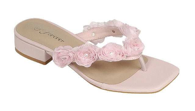 Coqueta Rose Pearl Sandals